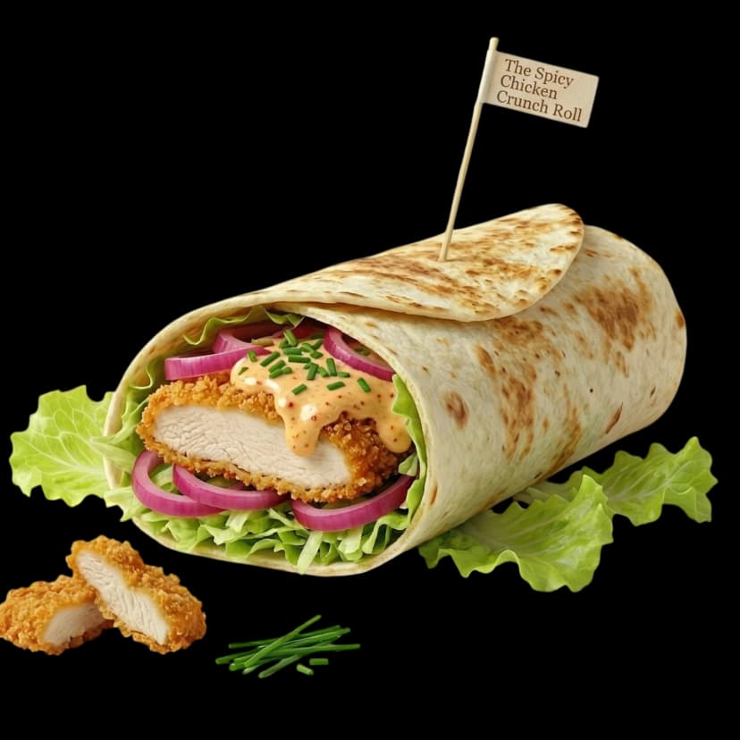 The Spicy Chicken Crunch Roll